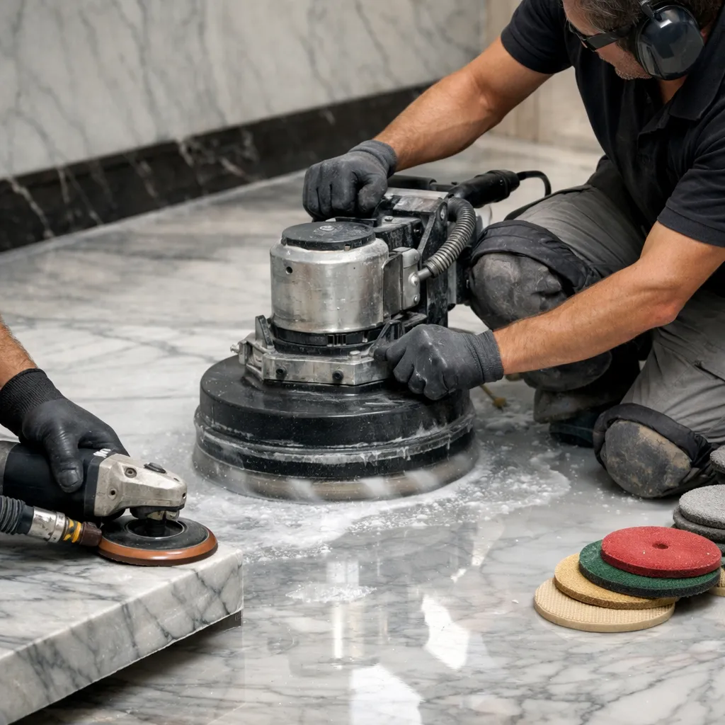 Ent.Meireles - Ponçage de marbre